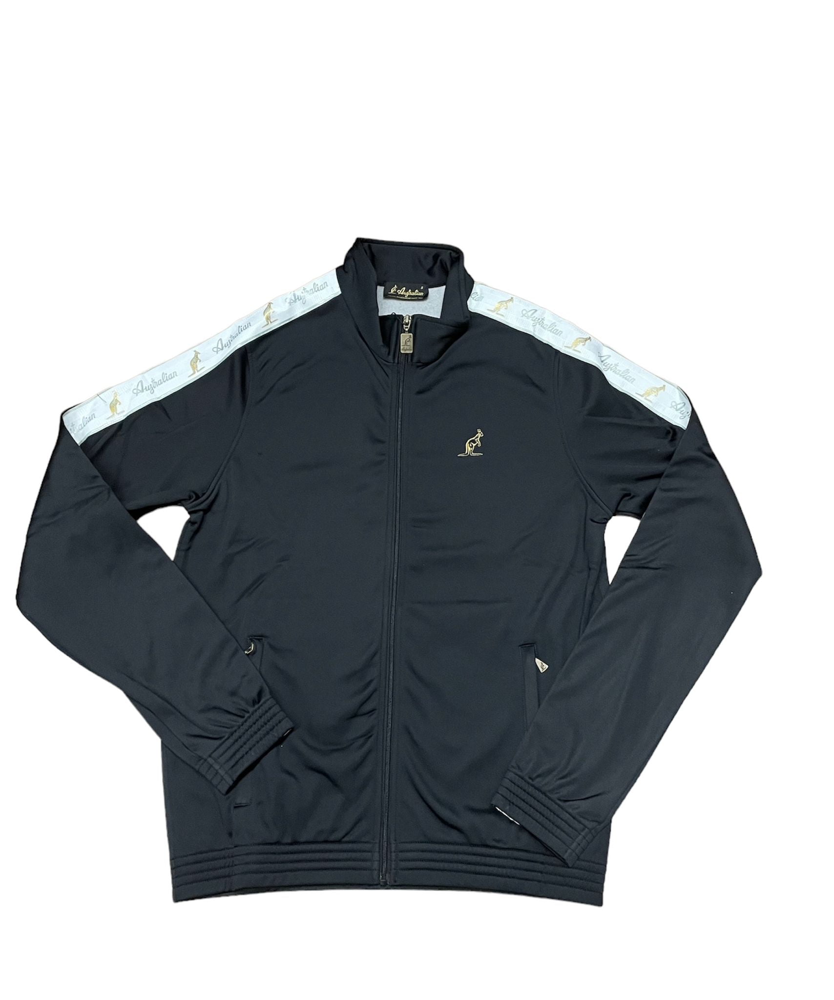 Australian Trainingsjacke BIG Logo Duo Triacetaat Black Banda OLUGC0020 003 – Bild 2