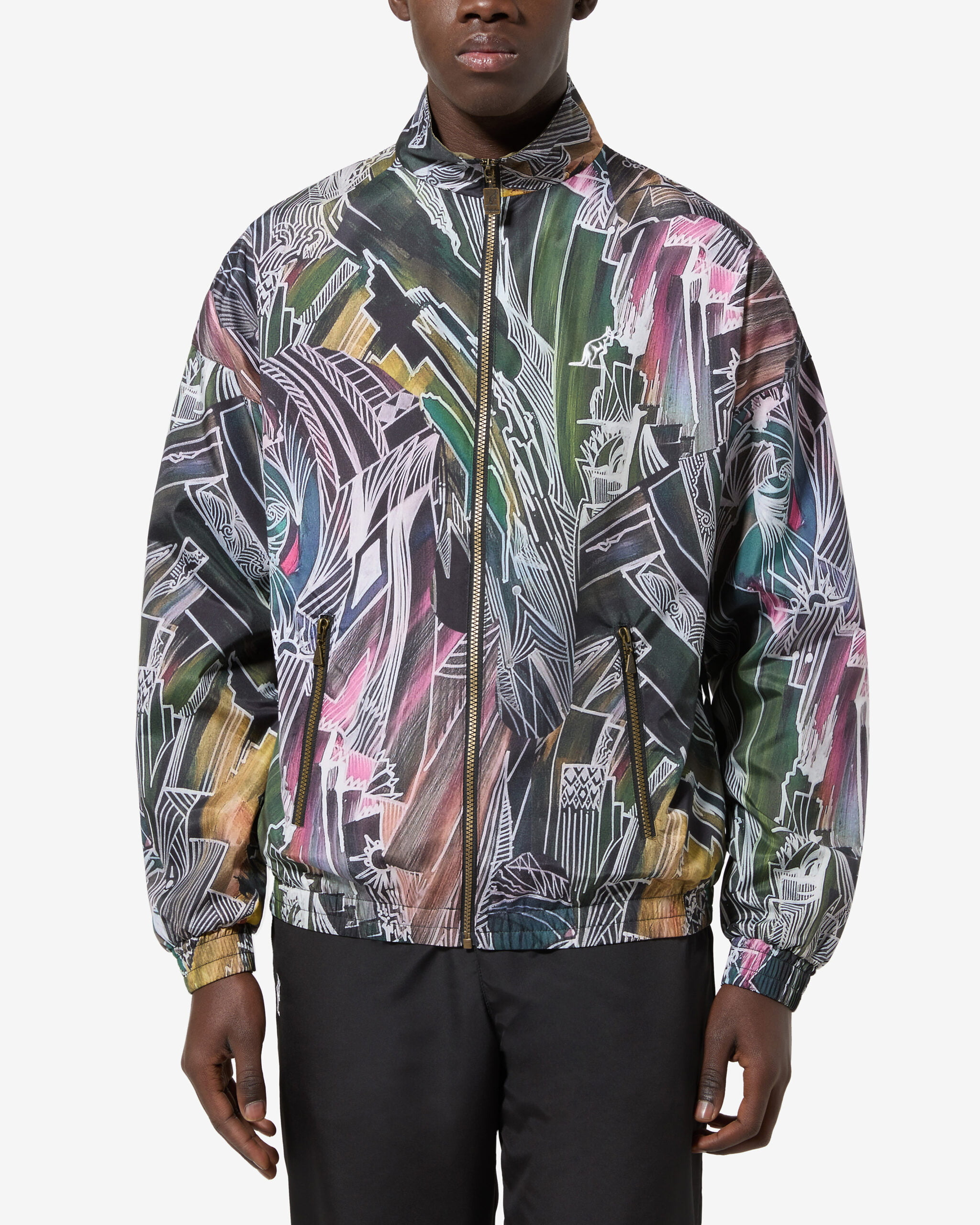 Australian Trainingsjacke Allover Print Smash Gold ARUGC0001 104 – Bild 3