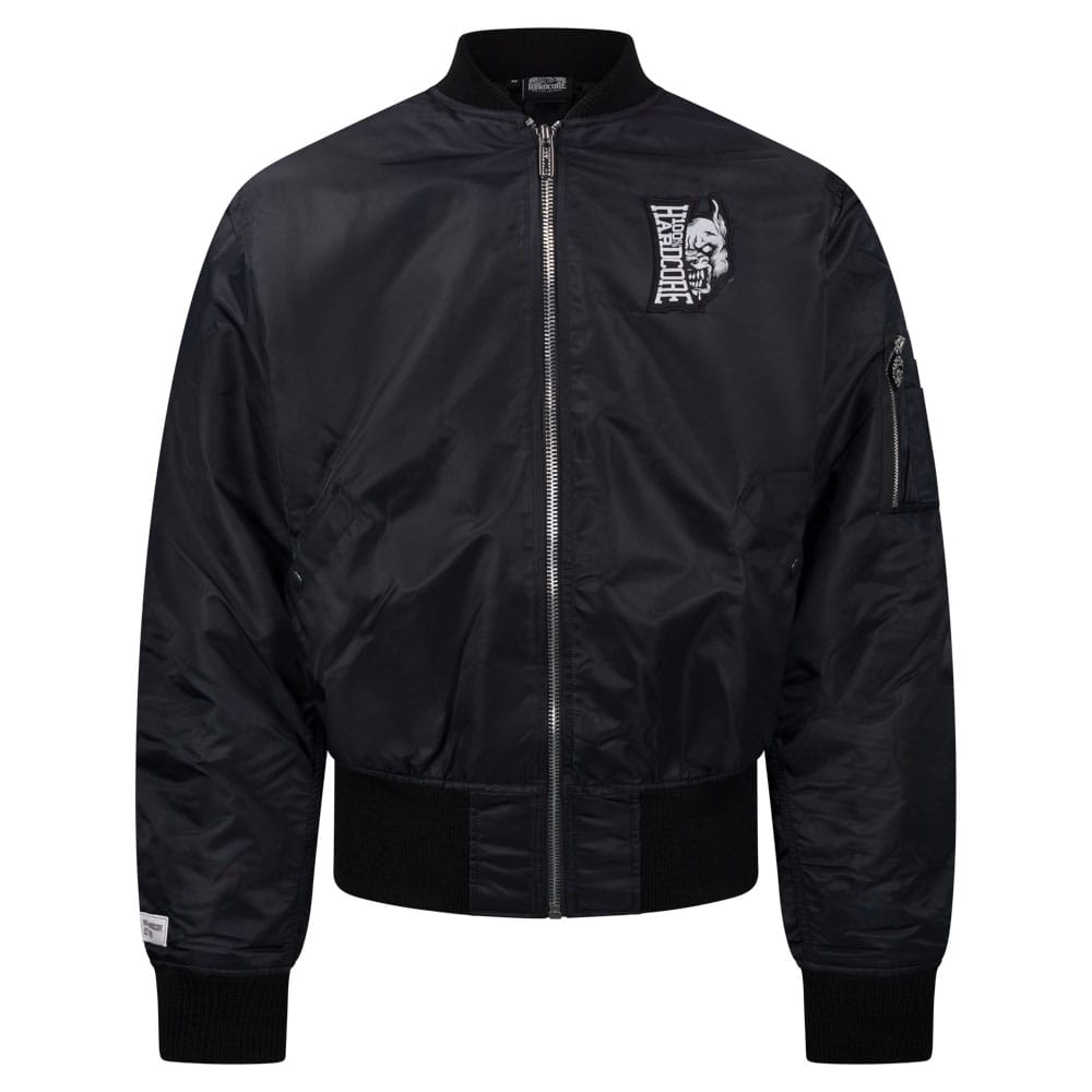 100% Hardcore Bomberjacke Vertical Black – Bild 7
