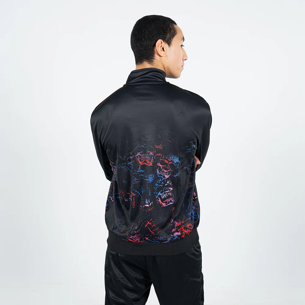 Frenchcore Trainingsjacke Faded Skulls Limitiert – Bild 7