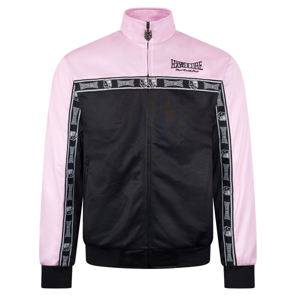 100% Hardcore Trainingsjacke Essential baby Pink – Bild 2