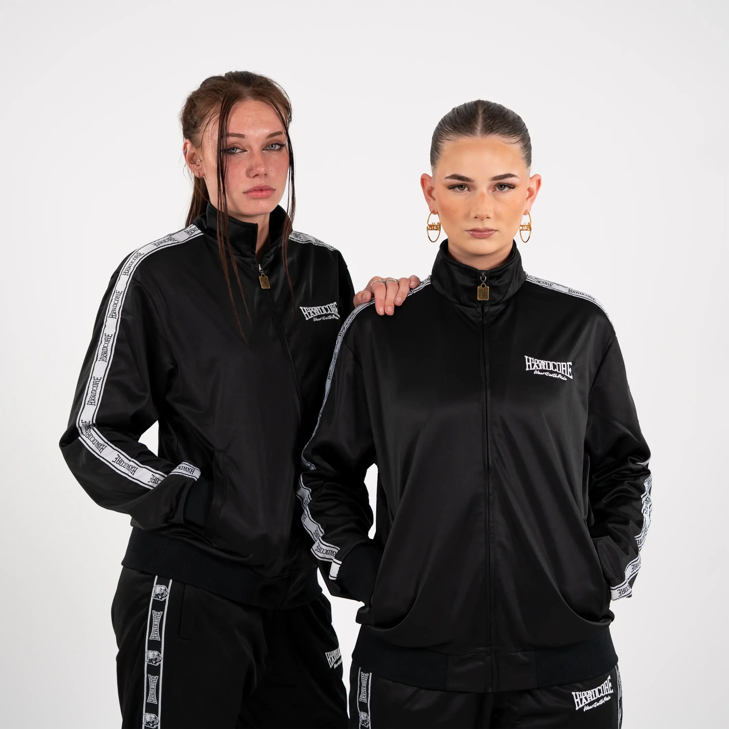 100% Hardcore Girlie Training Jacket Signature Pink - Image 3