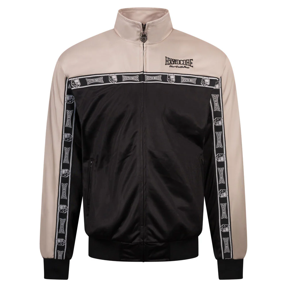 100% Hardcore Trainingsjacke Essential sand – Bild 5