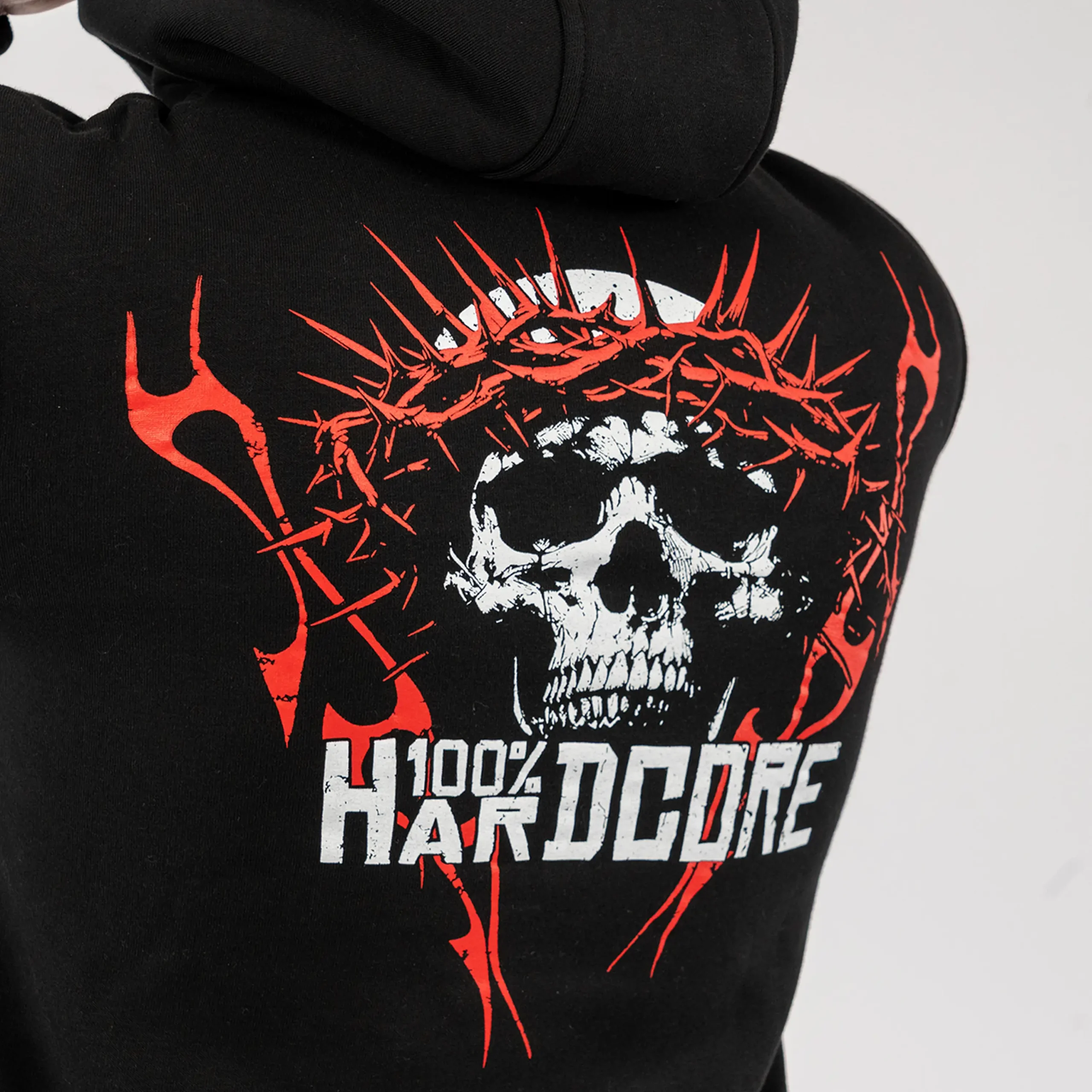 Sweat à capuche 100 % hardcore Blood Crown – Image 6
