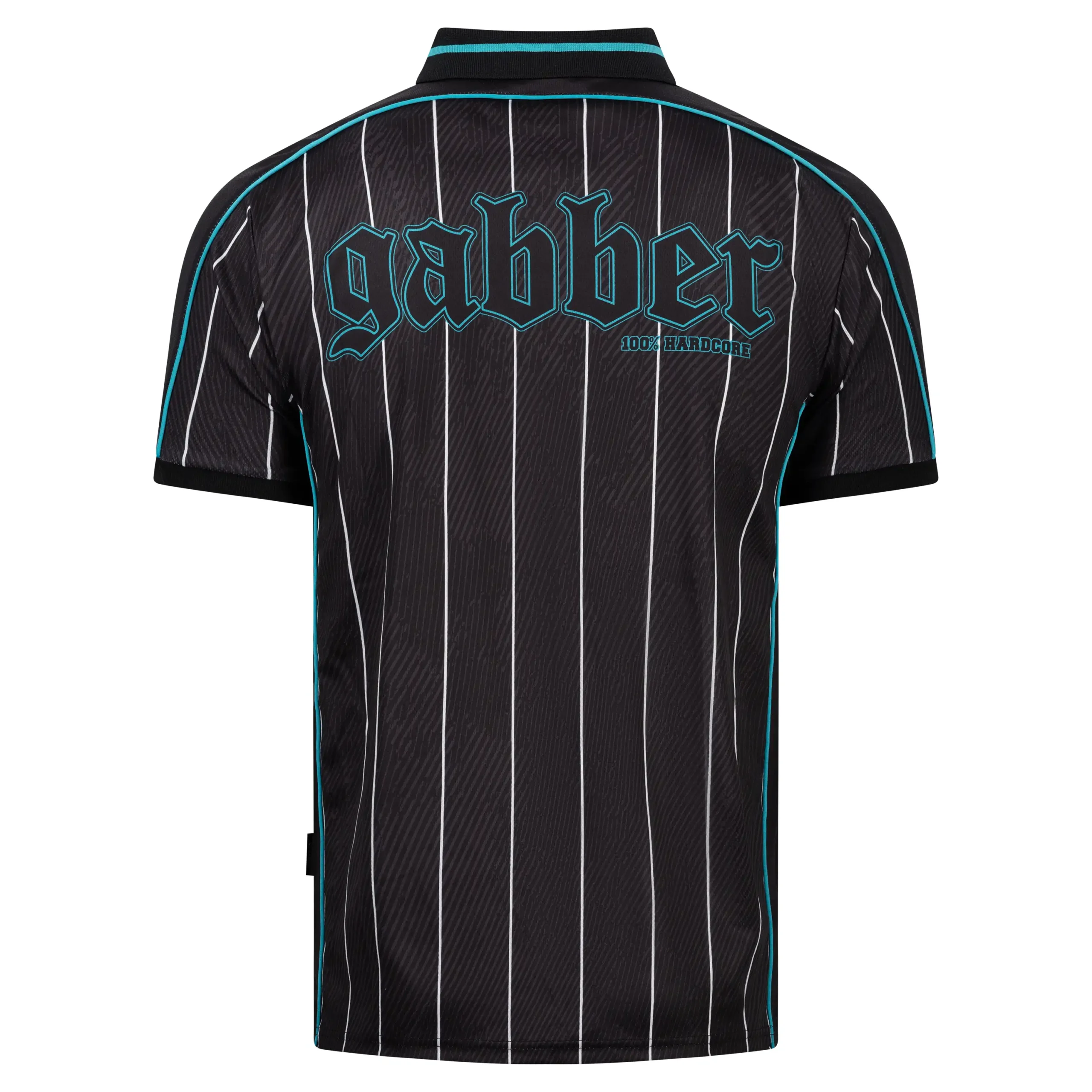 100% Hardcore Soccer Shirt Gabber Turqoise