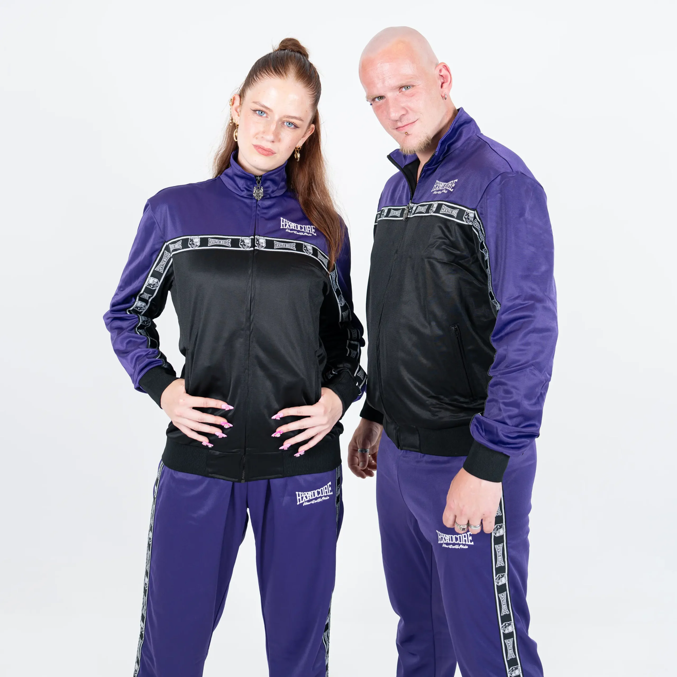 Survêtement 100 % Hardcore, modèle Essential violet – Photo 4