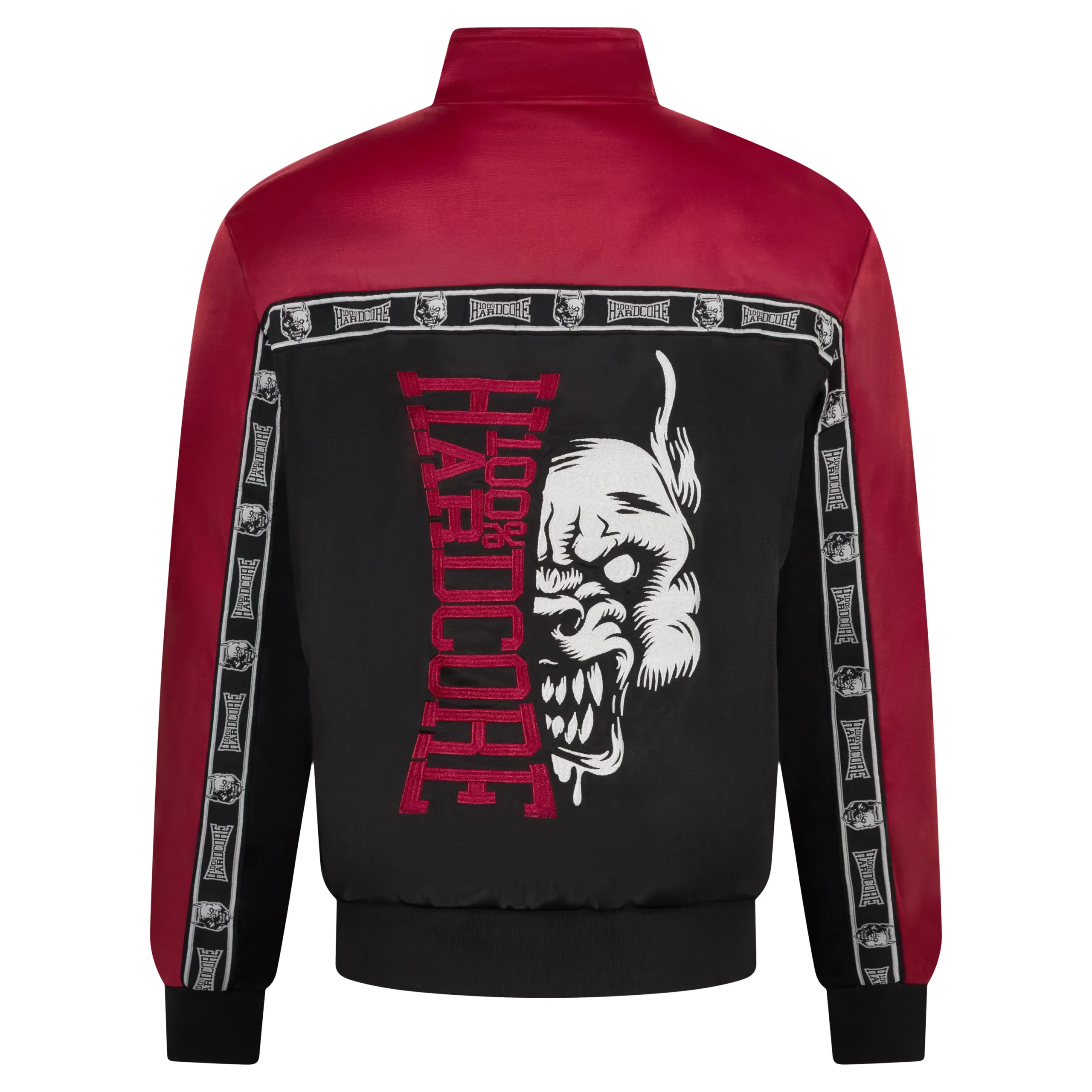 100% Hardcore Trainingsanzug komplett Essential red/black – Bild 3