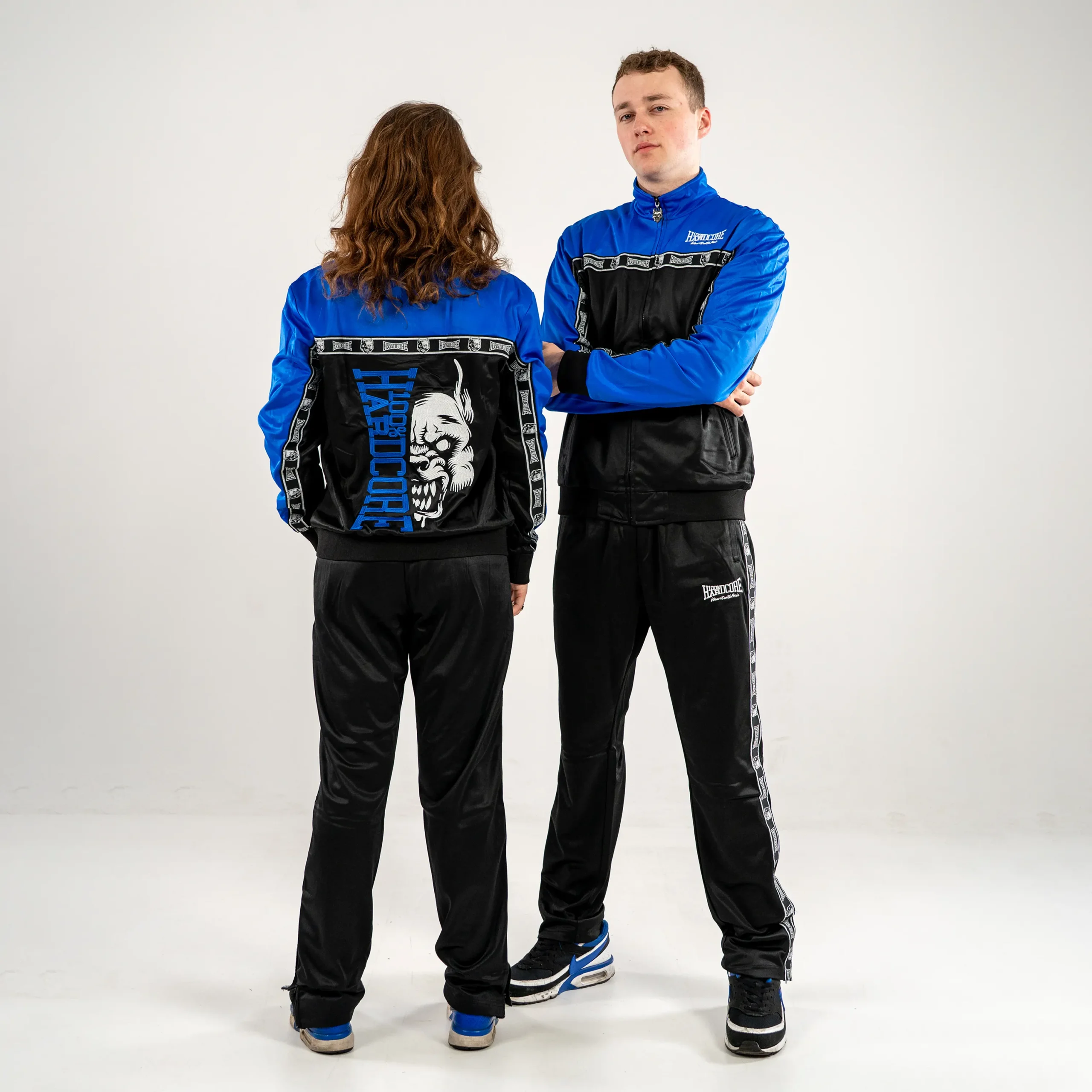 100% Hardcore Trainingsanzug komplett Essential cobalt/black – Bild 3