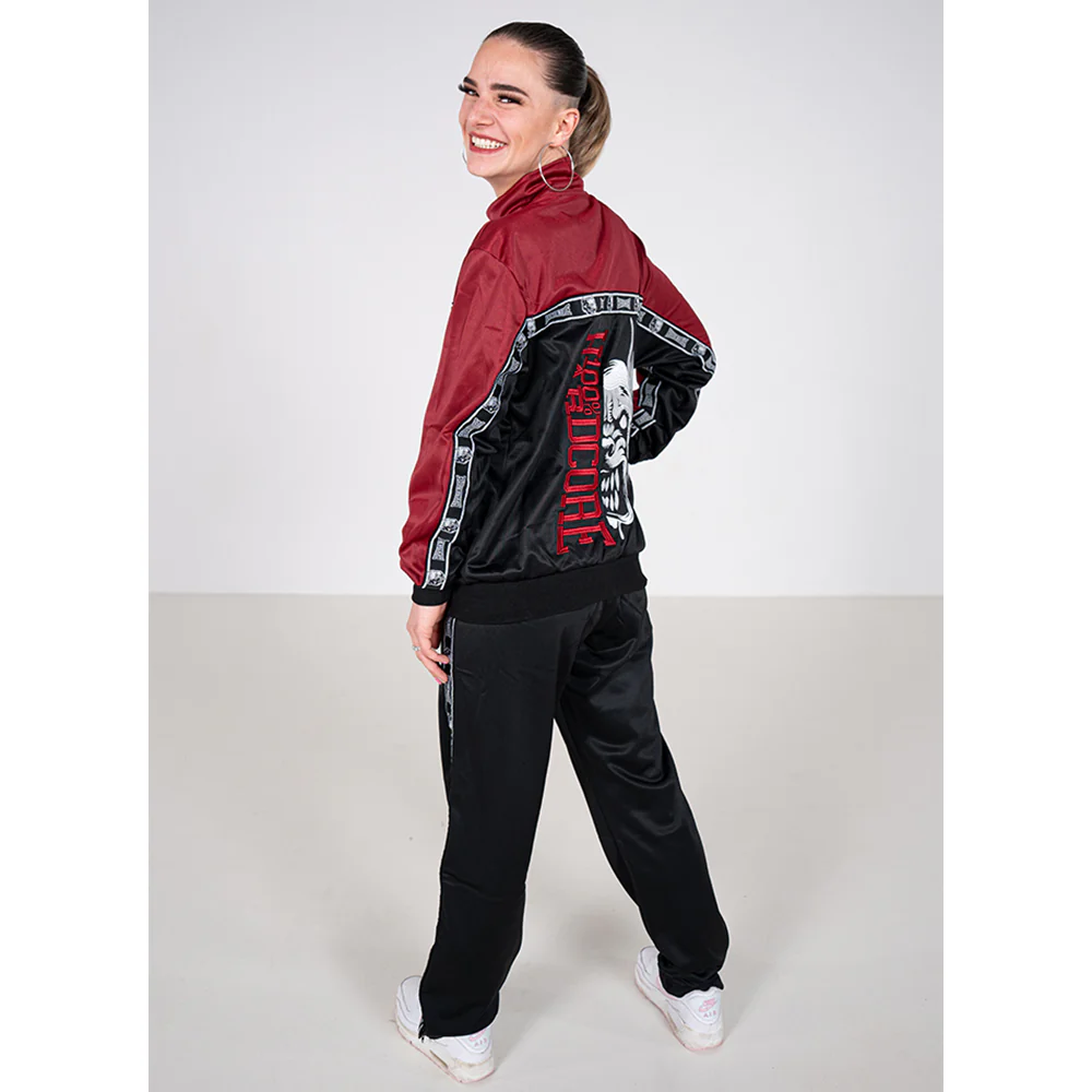 100% Hardcore Trainingsanzug komplett Essential red/black – Bild 4