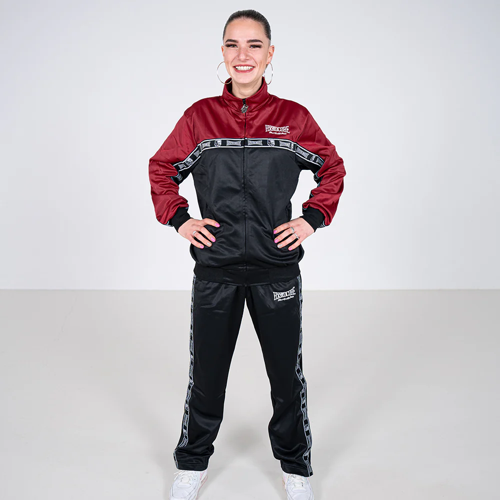 100% Hardcore Trainingsanzug komplett Essential red/black – Bild 9