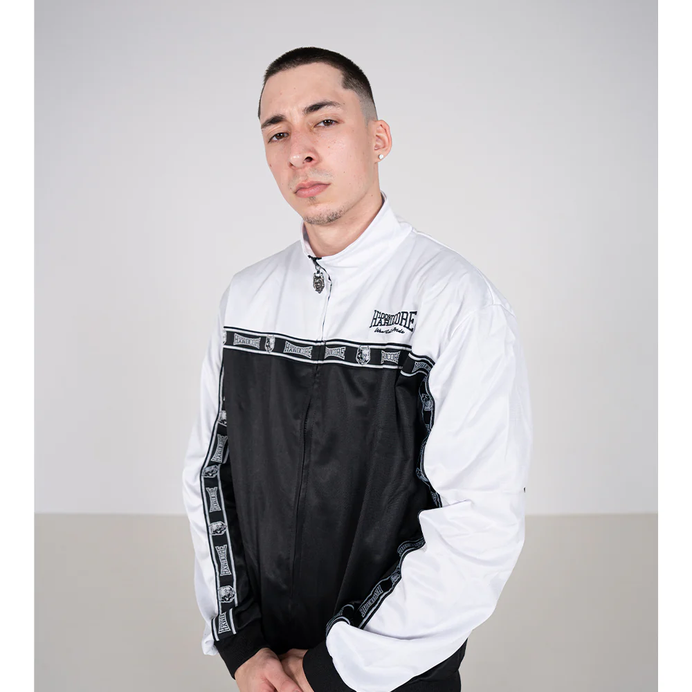 Survêtement 100 % Hardcore, ensemble complet Essential blanc/noir – Image 6