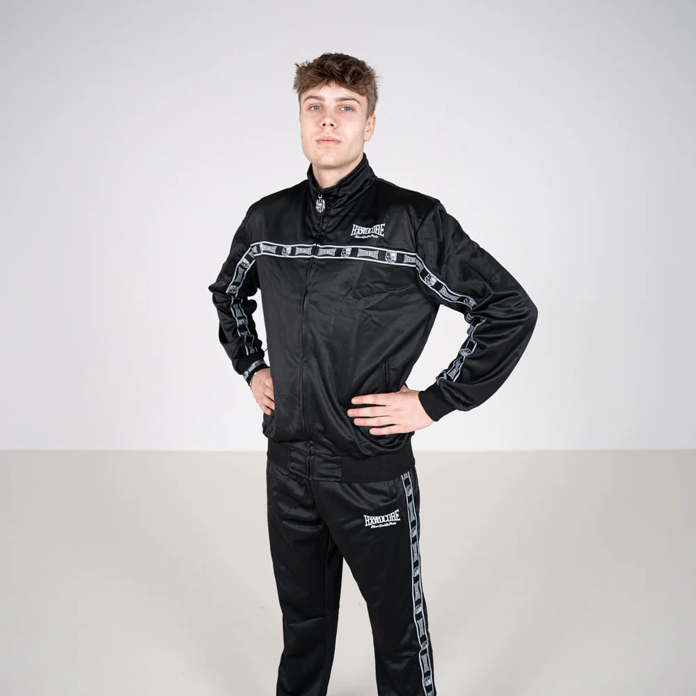 100% Hardcore Trainingsanzug komplett Essential black – Bild 7