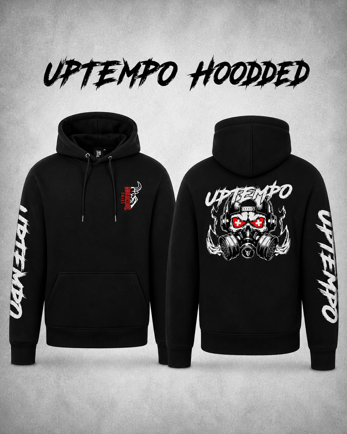 Uptempo Hoodie 100% Hardcore X Swiss Hardcore Rage