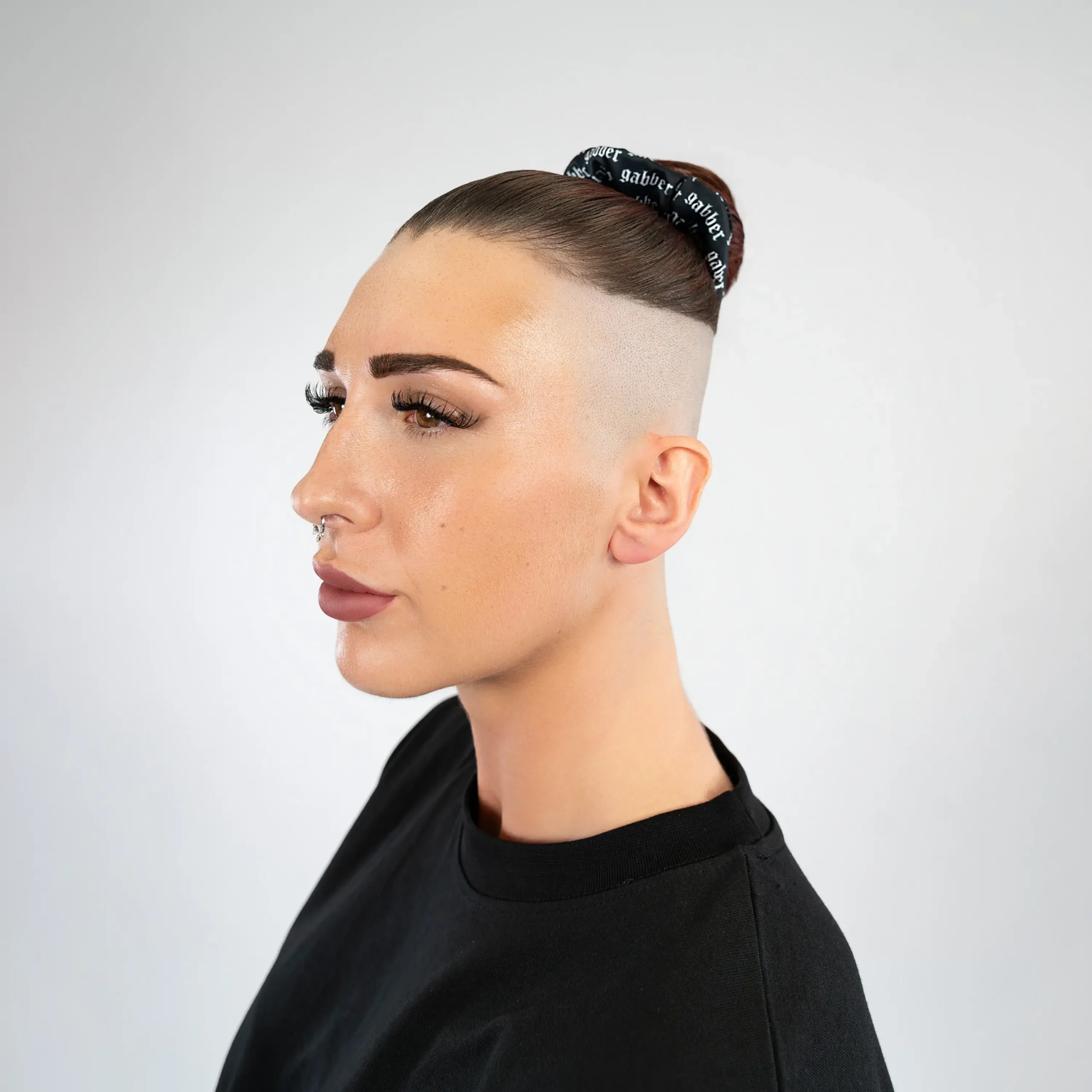 100% Hardcore Hair Tie Gabber Black – Image 2