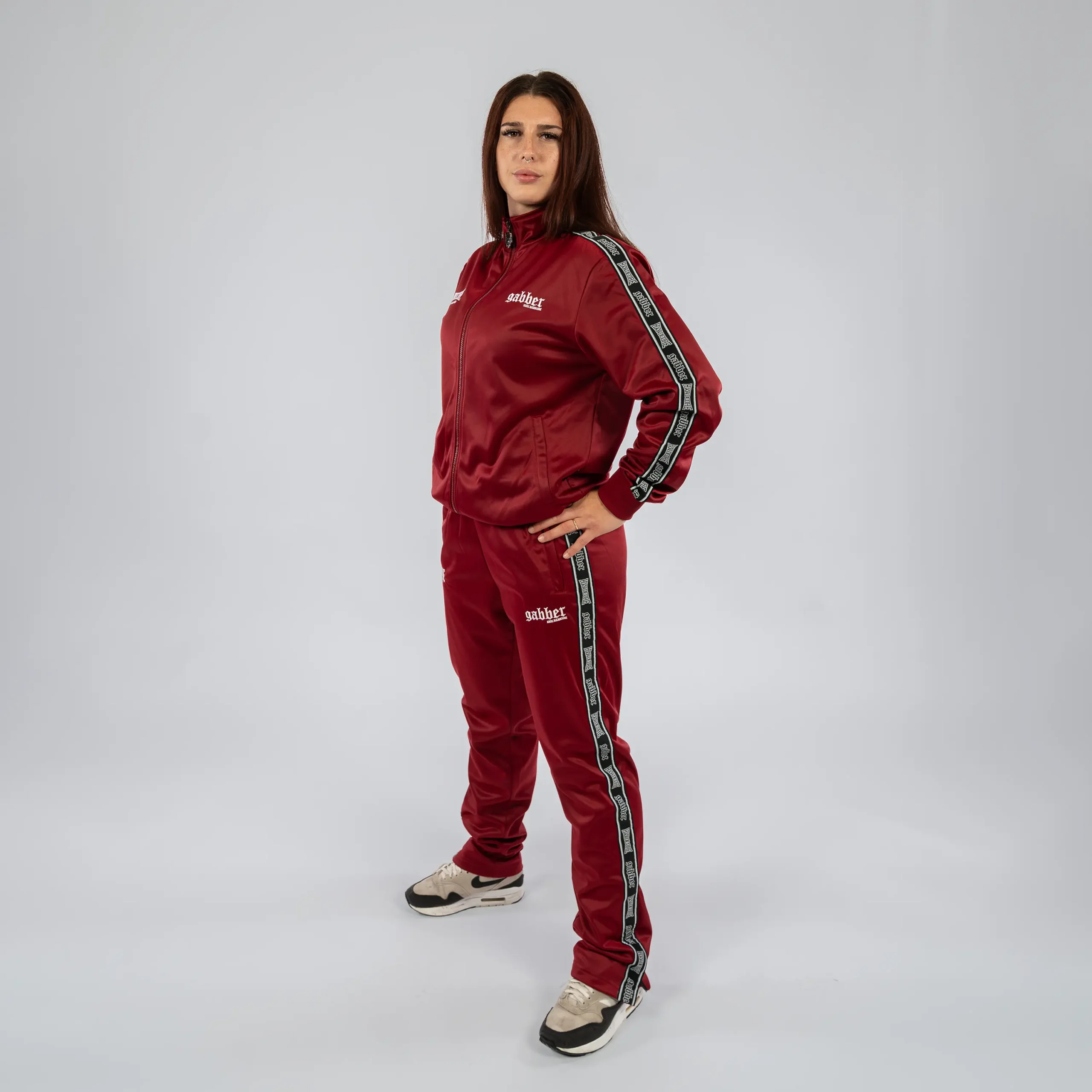 Pantalon de sport 100 % Hardcore Gabber Burgundy – Photo 8