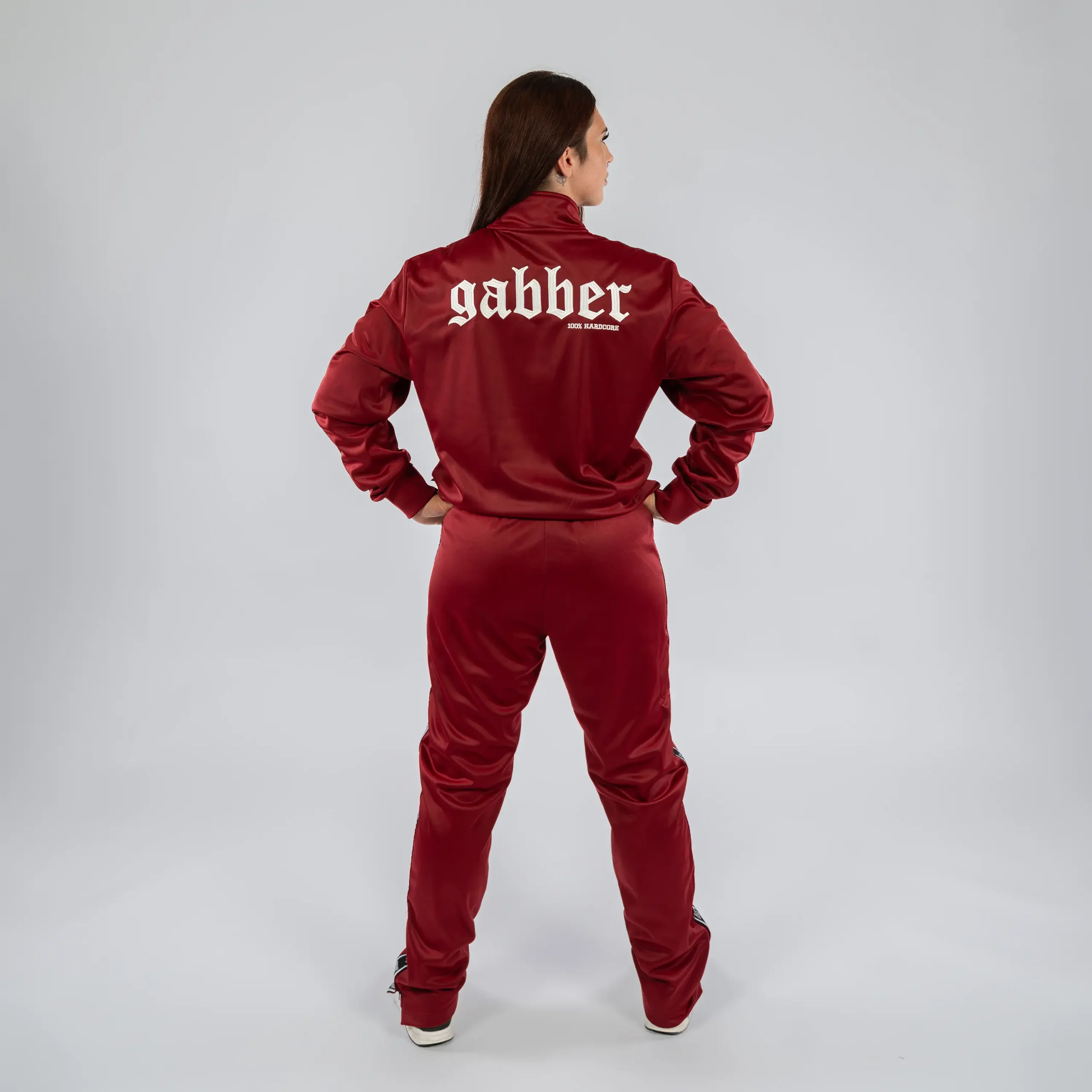 Pantalon de sport 100 % Hardcore Gabber Burgundy – Photo 9