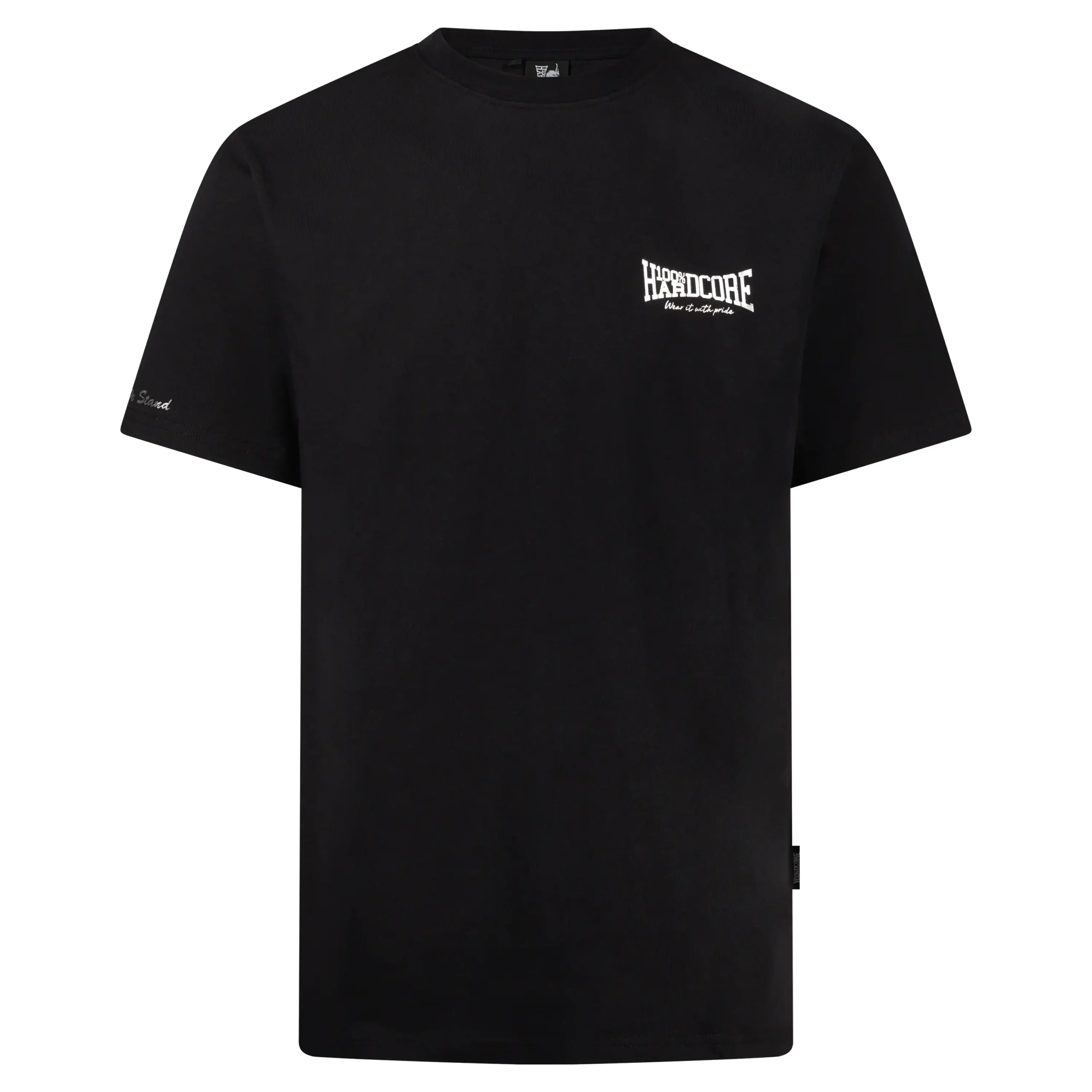 100% Hardcore Shirt Silver – Bild 7