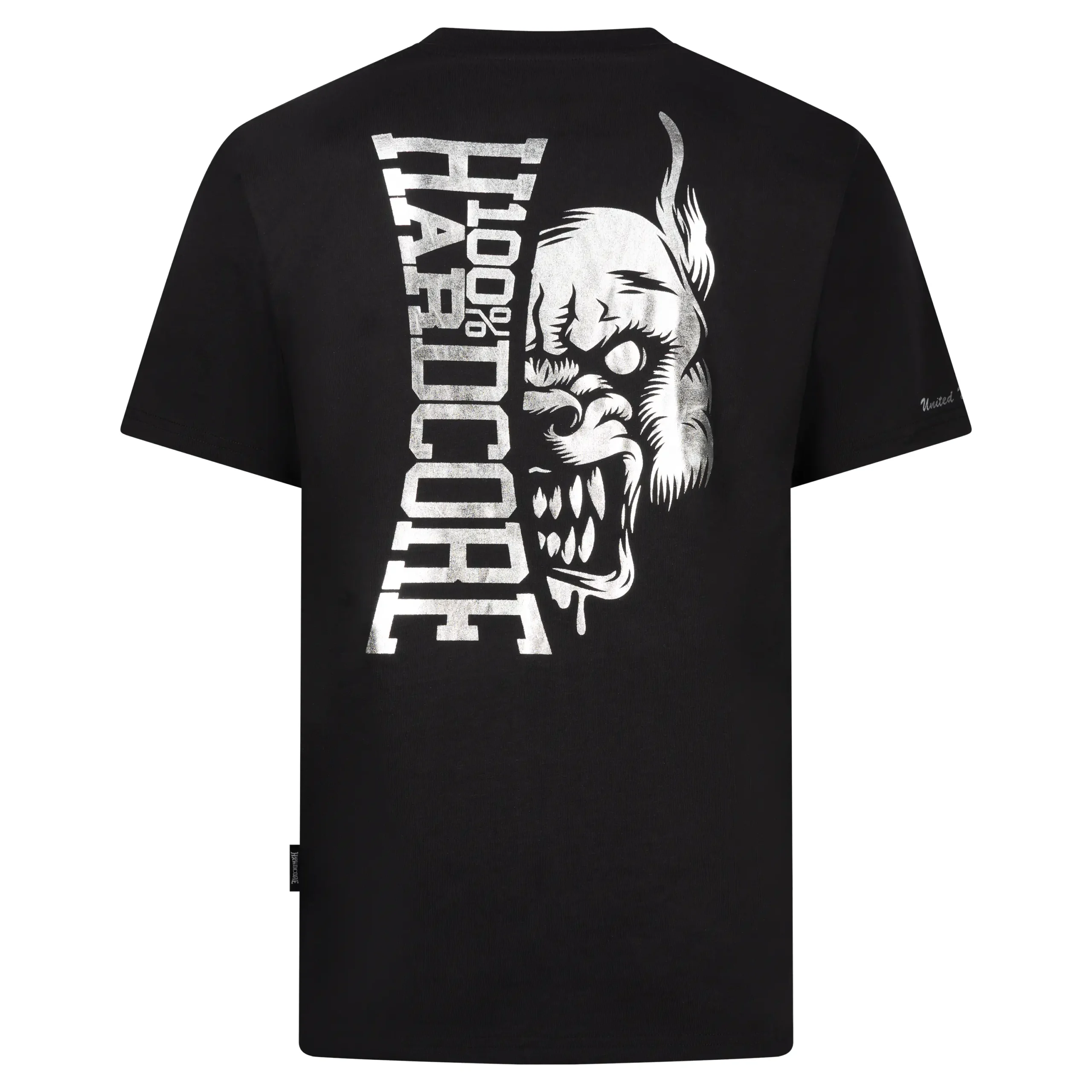 100% Hardcore Shirt Silver
